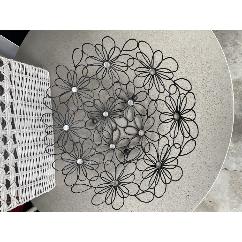 Tamaño Fuente de Metal‎ Cuenco Decorativo Bol Cesta Frutero Mesa